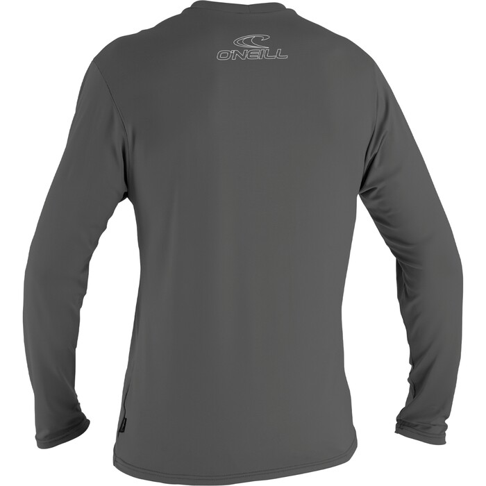 O'Neill Mnner Skins 2024 Basic Long Sleeve Rash Tee 4339 - Graphite